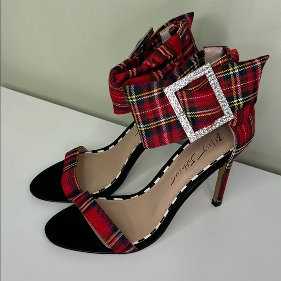 NWOT Betsey Johnson “Rarity” Plaid Bow Heels – 8M - Picture 10 of 10